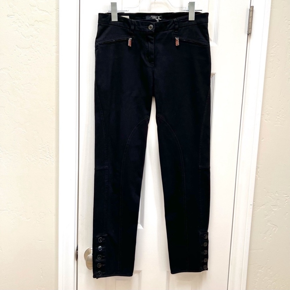 MaxMara Weekend Equestrian Riding Jodhpurs Pants • Slim Fit •Ankle Buttons •NWOT